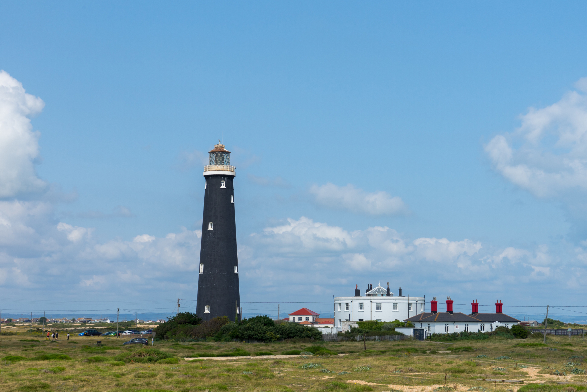 The old Dungeness lighthouse